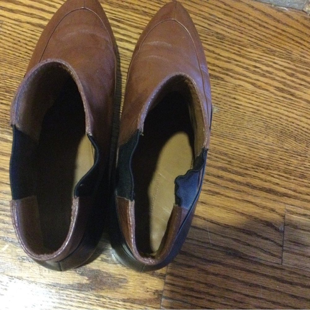 BALENCIAGA Leather Colorblock Pattern Chelsea Boots - Picture 8 of 11